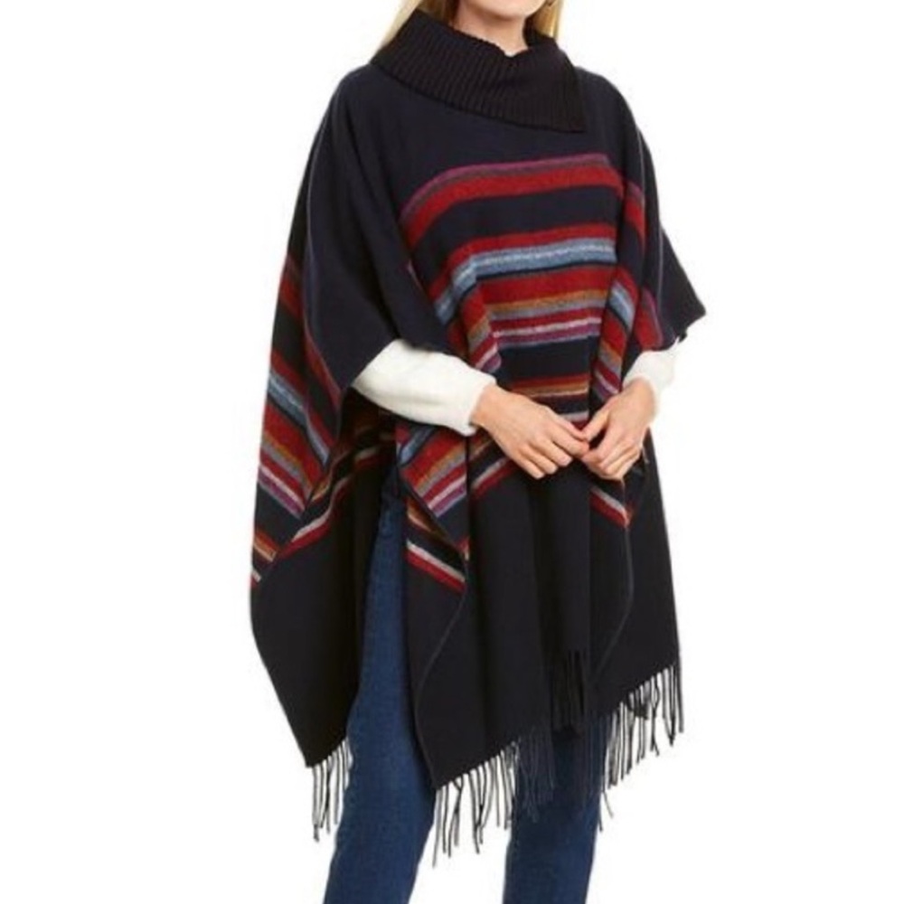 Tory Burch Ansley wool convertible poncho